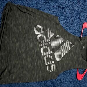 Adidas Black Sleeveless Tank Top